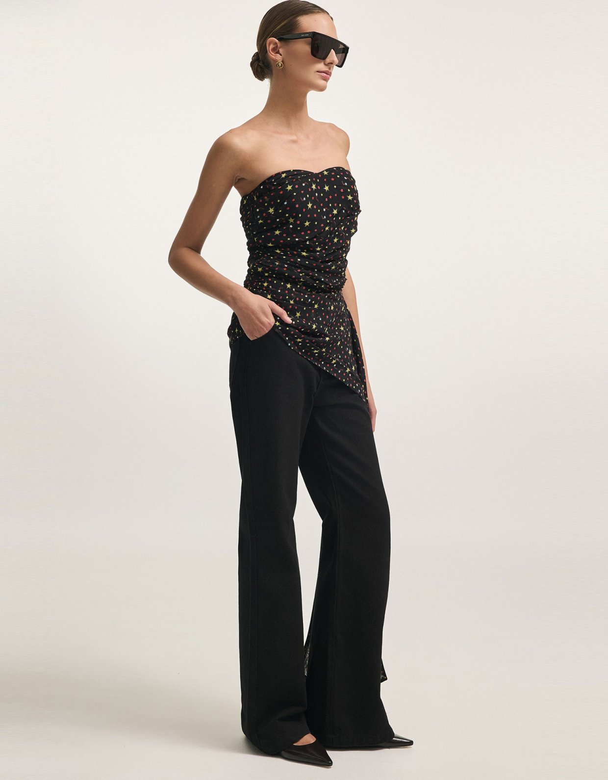 Nadia Rapti Skyline strapless top